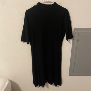Calvin Klein Black Sweater Dress mid length like new condition